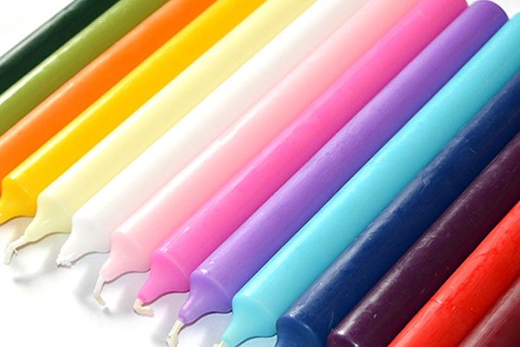 Velas de colores